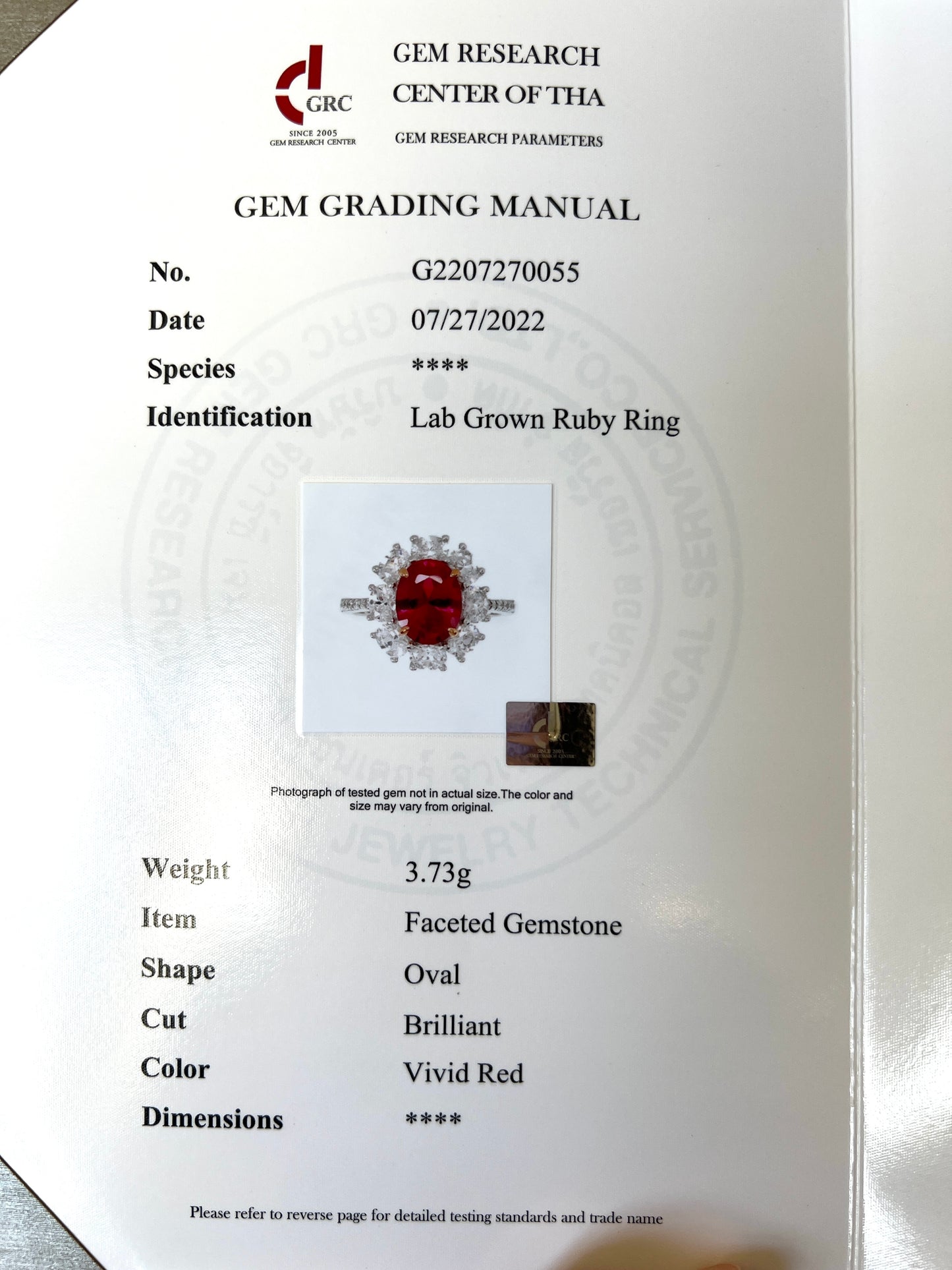 1 Carat Genuine Lab-Grown Red Ruby Oval Shape Ring | Luxury Halo Engagement Ring Best July Birthstone Gift For Her