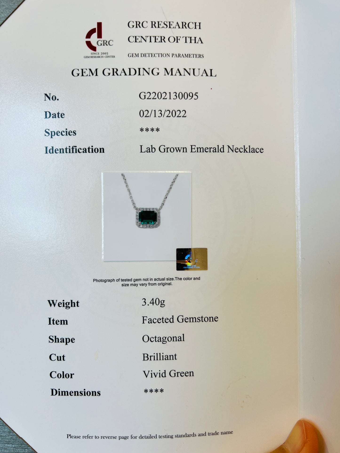 1 Carat Mini Green Lab-Created Emerald Halo Pendant | Minimalism Style May Birthstone Gift For Her